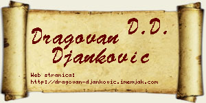 Dragovan Đanković vizit kartica